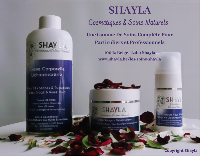 shayla soins cosmetiques naturels - 100% Belge - pour professionnels et particuliers.png